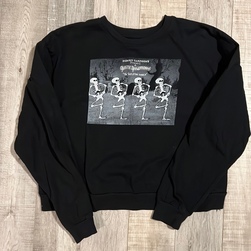 “The Skeleton Dance” Disney Sweatshirt